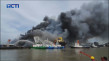 Kapal Tanker Terbakar...