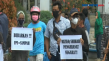 Demo Tolak FPI, Massa...