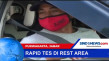 Rapid Tes di Rest Area