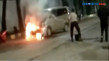 Minibus Terbakar di...