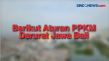 Berikut Aturan PPKM...