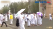 Ribuan Jamaah Haji Bermasker...