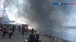 Kapal Nelayan Terbakar...