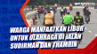 Warga Manfaatkan Libur...