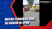 Motor Terbakar Usai...