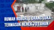 Rumah Roboh, 3 Orang...