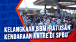 Kelangkaan BBM, Ratusan...