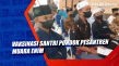 Puluhan Santri Antusias...