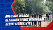 Antusias Warga Olahraga...