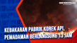 Kebakaran Pabrik Korek...