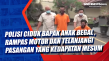 Polisi Ciduk Bapak Anak...