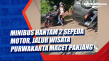 Minibus Hantam 2 Sepeda...