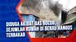 Diduga akibat Gas Bocor,...