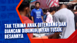 Tak Terima Anak Ditendang...