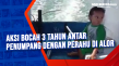 Aksi Bocah 3 Tahun Antar...