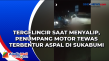 Tergelincir saat Menyalip,...