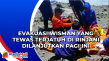Evakuasi Wisman yang...