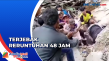 Bocah Terjebak Reruntuhan...