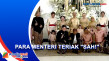Momen Para Menteri Jongkok...
