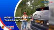 Mobil Dinas Polri Terobos...