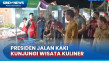 Momen Jokowi Jalan Kaki...