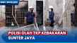 Polisi Olah TKP Kebakaran...