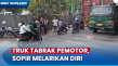 Truk Tabrak Pengendara...