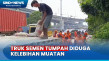 Truk Bermuatan Semen...