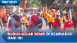 Buruh Terjun Demo di...