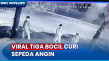 Terekam CCTV, Tiga Bocah...