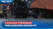 Mobil Tabrak dan Tersangkut...