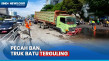 Akibat Pecah Ban, Truk...