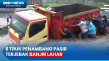 Detik-Detik 6 Truk Penambang...