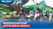 Antre Beras Murah, Ratusan...