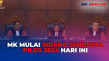 MK Mulai Sidangkan Sengketa...