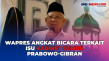 Wapres Tanggapi Wacana...