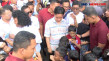 Momen Gibran Blusukan...