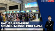 Ratusan Pemudik Memilih...