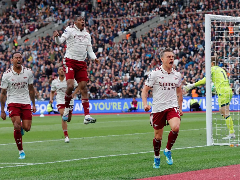 Arsenal Dekati Gelar Liga Inggris usai Hancurkan West Ham United 1-0