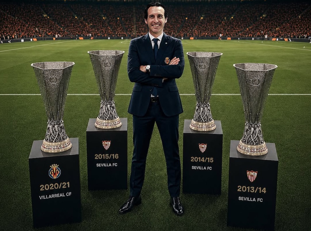 Aston Villa Juara Liga Europa, Unai Emery Borong 5 Trofi Eropa Sejajar Ancelotti dan Mourinho Aston Villa Juara Liga Europa, Unai Emery Borong 5 Trofi Eropa Sejajar Ancelotti dan Mourinho