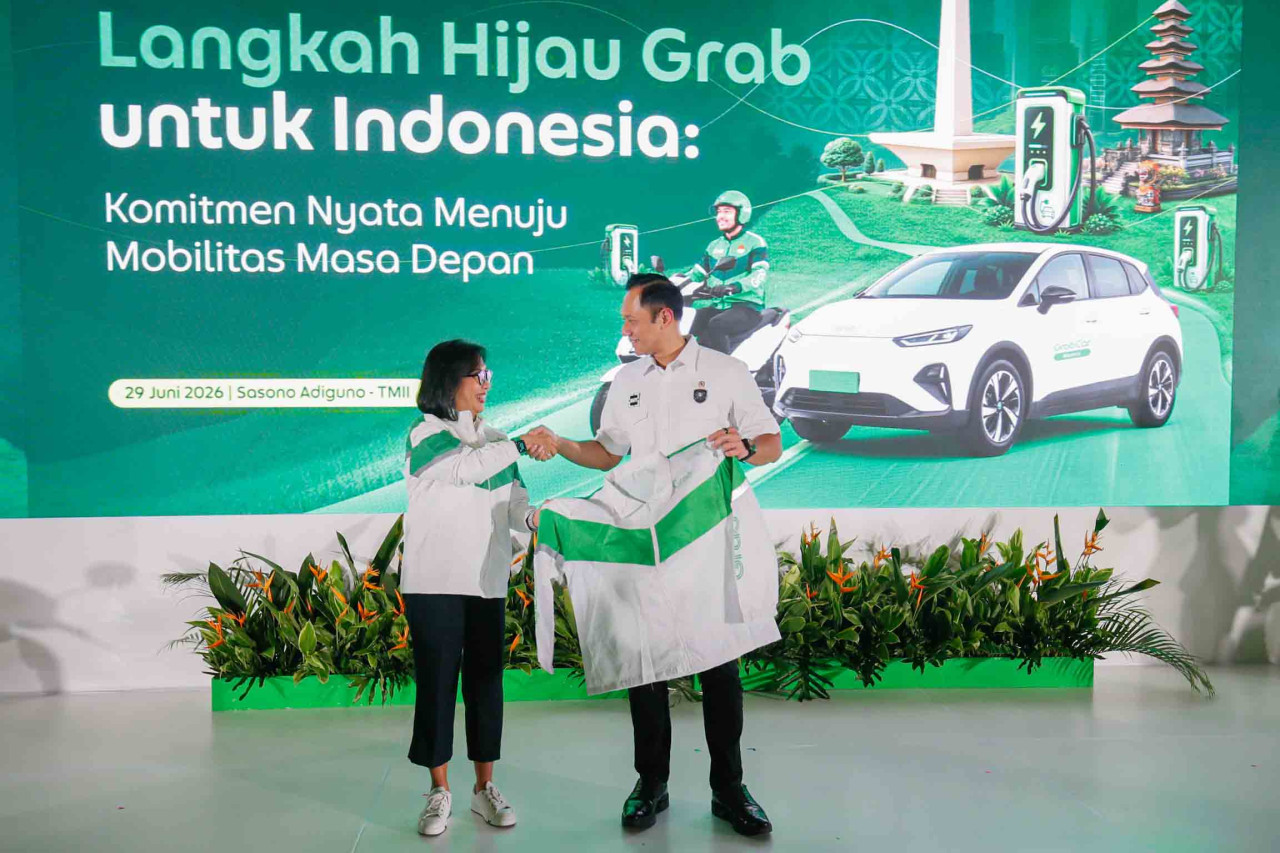 FOTO: Perkuat Transisi Kendaraan Listrik Lewat Langkah Hijau Grab untuk Indonesia