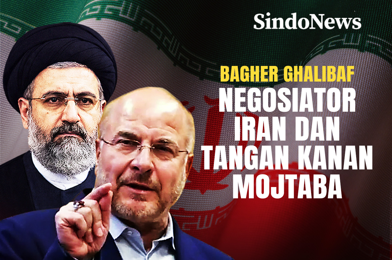 SINDOgrafis: Bagher Ghalibaf, Negosiator Iran dan Tangan Kanan Mojtaba yang Mampu Tundukkan AS