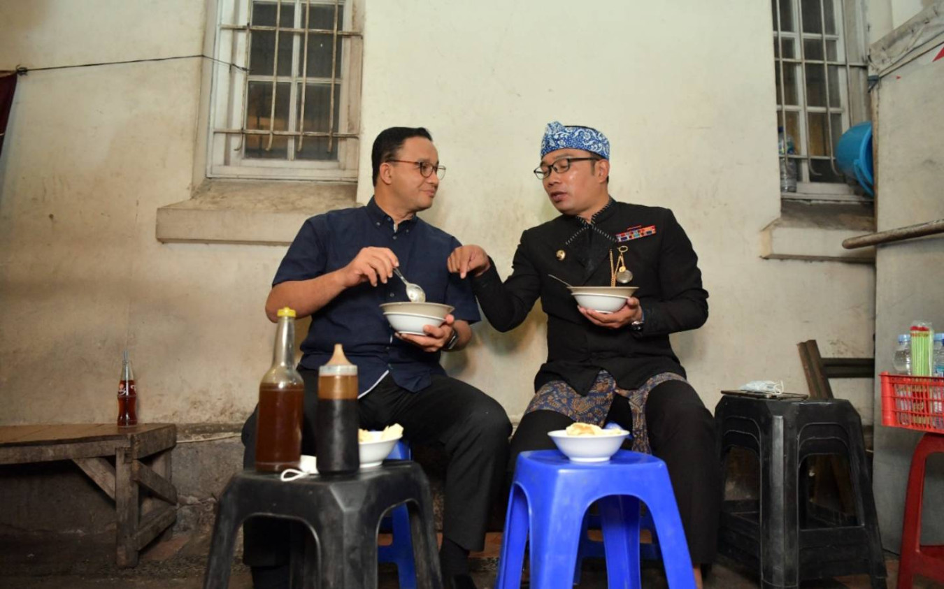 Momen Kemesraan Anies-Ridwan Kamil yang Jadi Sorotan