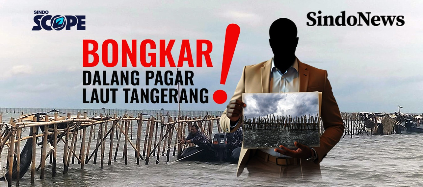 Pagar Bambu di Perairan Tangerang yang Bikin Gaduh