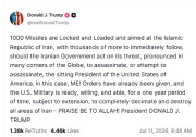 Trump Ungkap 1.000 Rudal...