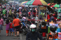 Penjual Takjil di Surabaya...
