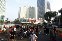 Car Free Day Belum Diberlakukan...