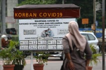 Papan Sosialisasi Korban...