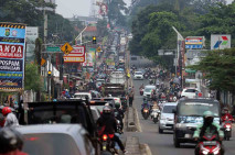 Kemacetan Imbas Penyekatah...