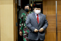 Raker di DPR, Menhan...